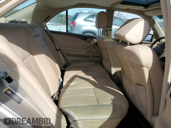 2002 Mercedes-Benz E-Class with VIN WDBJF70J62B394064, listed as a Copart auction lot 49798885 with 0 mi miles and Clean Title. Bid and sale history available at carsss.com. Image 10.