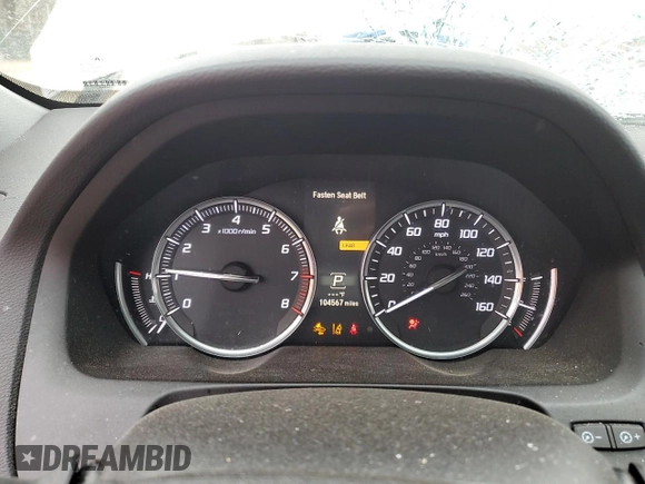 2015 Acura TLX V6 Tech with VIN 19UUB2F59FA018737, listed as a Copart auction lot 47536555 with 104,567 mi miles and Salvage Title. Bid and sale history available at carsss.com. Image 9.