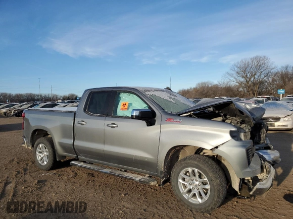 2023 Chevrolet Silverado 1500 LT with VIN 1GCRDDED6PZ209828, listed as a Copart auction lot 82748454 with 0 mi miles and Salvage Title. Bid and sale history available at carsss.com. Image 4.