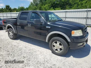 2005 Ford F-150 XLT with VIN 1FTPW145X5KE50601, listed as a Copart auction lot 62099075 with 1,960,760 mi miles and Salvage title. Bid and sale history available at DreamBid. Image 4.