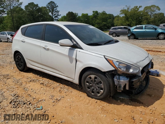 2017 Hyundai Accent SE with VIN KMHCT5AE8HU334420, listed as a Copart auction lot 52504065 with 116,906 mi miles and Non Repairable. Bid and sale history available at DreamBid. Image 4.