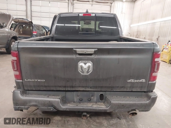 2020 Ram 1500 Limited with VIN 1C6SRFHT8LN254585, listed as a IAAI auction lot 41189940 with 58,631 mi miles. Bid and sale history available at carsss.com. Image 17.