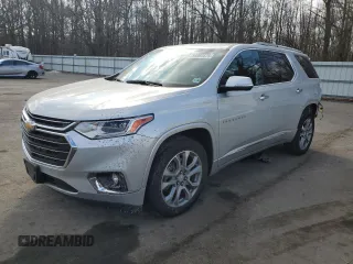 2021 Chevrolet Traverse Premier with VIN 1GNEVKKW5MJ248269, listed as a Copart auction lot 89350475 with 41,893 mi miles and Salvage Title. Bid and sale history available at carsss.com. Image 1.