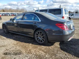 2018 Mercedes-Benz S 560 with VIN WDDUG8GB6JA398769, listed as a Copart auction lot 43329725 with 76,735 mi miles and Salvage Title. Bid and sale history available at carsss.com. Image 2.