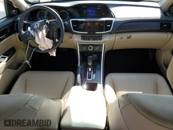 2013 Honda Accord Touring with VIN 1HGCR3F98DA032772, listed as a Copart auction lot 53955005 with 133,280 mi miles and Salvage title. Bid and sale history available at DreamBid. Image 8.