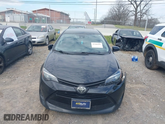 2019 Toyota Corolla L with VIN 2T1BURHE9KC236995, listed as a IAAI auction lot 41900101 with 162,810 mi miles. Bid and sale history available at carsss.com. Image 12.