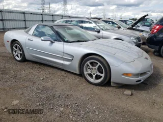2000 Chevrolet Corvette with VIN 1G1YY22G7Y5103683, listed as a Copart auction lot 69292574 with 104,614 mi miles and Salvage Title. Bid and sale history available at carsss.com. Image 4.