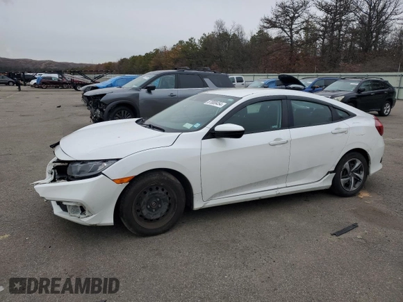 2019 Honda Civic Sedan LX with VIN 2HGFC2F6XKH517718, listed as a Copart auction lot 87000454 with 85,650 mi miles and Non Repairable. Bid and sale history available at carsss.com. Image 1.
