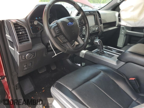 2018 Ford F-150 XL with VIN 1FTEW1E5XJFA27140, listed as a Copart auction lot 56948105 with 57,825 mi miles and Clean title. Bid and sale history available at DreamBid. Image 8.