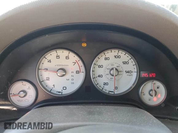 2005 Acura RSX with VIN JH4DC54835S006973, listed as a Copart auction lot 75769944 with 145,120 mi miles and Salvage Title. Bid and sale history available at carsss.com. Image 9.