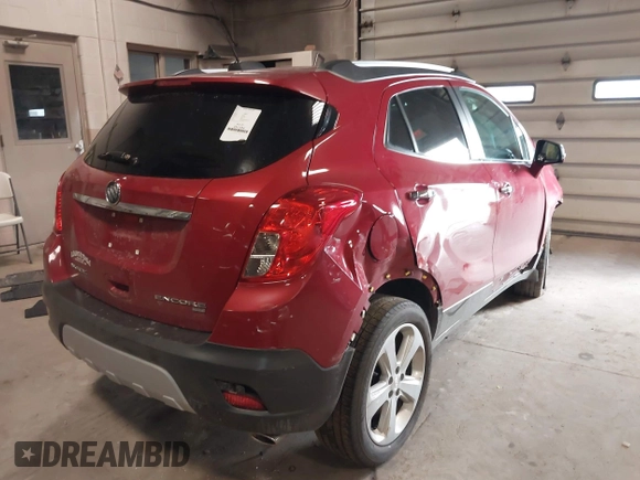 2015 Buick Encore Convenience with VIN KL4CJFSB4FB264728, listed as a IAAI auction lot 41690691 with 101,731 mi miles. Bid and sale history available at carsss.com. Image 4.
