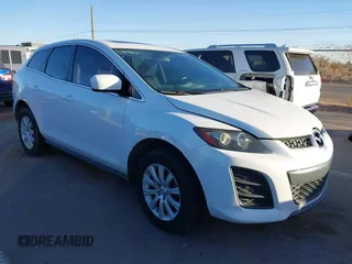 2010 Mazda CX-7 SV with VIN JM3ER2W55A0309112, listed as a IAAI auction lot 41198379 with 307,649 mi miles. Bid and sale history available at carsss.com. Image 1.