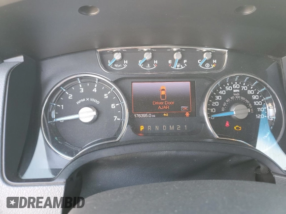 2013 Ford F-150 XL with VIN 1FTFW1EF6DFA35480, listed as a Copart auction lot 50307195 with 176,395 mi miles and Salvage Title. Bid and sale history available at carsss.com. Image 9.
