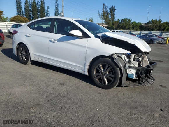 2018 Hyundai Elantra SEL with VIN 5NPD84LF2JH248434, listed as a Copart auction lot 48581135 with 130,122 mi miles and Salvage Title. Bid and sale history available at carsss.com. Image 4.