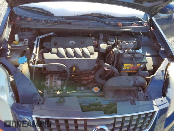 2008 Nissan Sentra S with VIN 3N1AB61E48L681504, listed as a Copart auction lot 44965545 with 121,332 mi miles and Salvage Title. Bid and sale history available at DreamBid. Image 11.