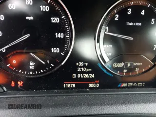 2021 BMW 2 Series M240i xDrive with VIN WBA2J7C04M7H08064, listed as a Copart auction lot 38235864 with 11,878 mi miles. Bid and sale history available at carsss.com. Image 9.