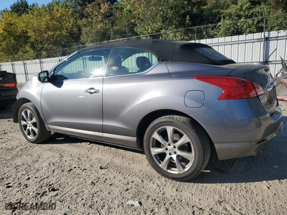 2014 Nissan Murano CrossCabriolet with VIN JN8AZ1FY2EW301293, listed as a Copart auction lot 77041544 with 107,049 mi miles and Salvage Title. Bid and sale history available at carsss.com. Image 2.