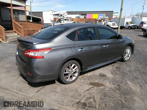 2015 Nissan Sentra SV with VIN 3N1AB7AP6FY229027, listed as a IAAI auction lot 41724352 with 183,736 mi miles and . Bid and sale history available at DreamBid. Image 4.