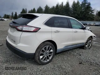 2017 Ford Edge Titanium with VIN 2FMPK4K97HBB45022, listed as a Copart auction lot 49008535 with 58,067 mi miles and Salvage Title. Bid and sale history available at carsss.com. Image 3.