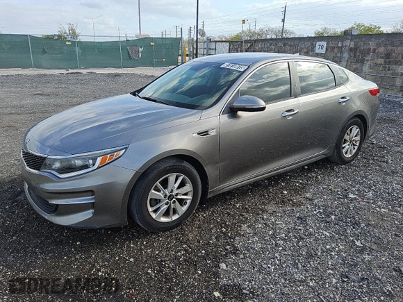 2018 Kia Optima LX with VIN 5XXGT4L34JG185995, listed as a Copart auction lot 51818615 with 101,694 mi miles and Clean Title. Bid and sale history available at carsss.com. Image 1.