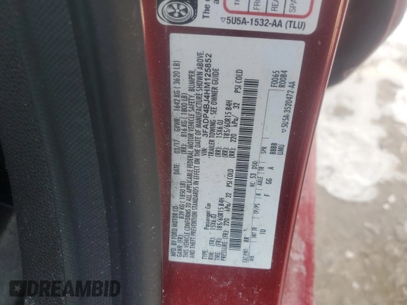 2017 Ford Fiesta SE with VIN 3FADP4BJ4HM125852, listed as a Copart auction lot 89337965 with 134,428 mi miles and Salvage Title. Bid and sale history available at DreamBid. Image 13.