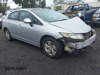 2013 Honda Civic LX with VIN 2HGFB2F50DH565533, listed as a IAAI auction lot 41774367 with 186,005 mi miles and . Bid and sale history available at DreamBid. Image 1.