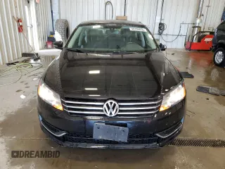 2014 Volkswagen Passat S w/Nav with VIN 1VWAP7A32EC021663, listed as a Copart auction lot 48789655 with 162,222 mi miles and Non Repairable. Bid and sale history available at carsss.com. Image 5.
