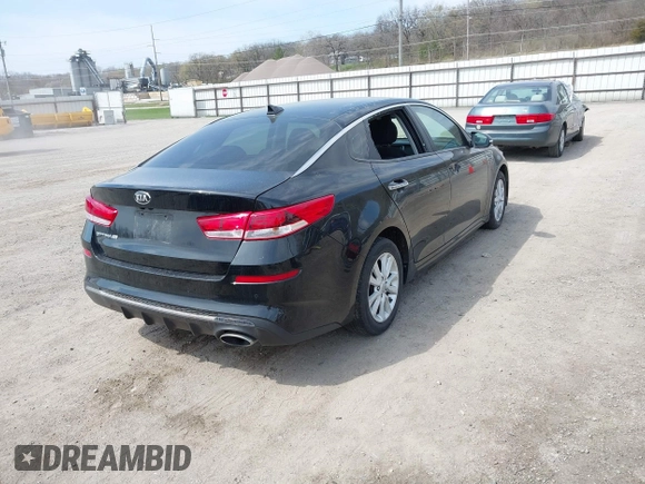 2019 Kia Optima LX with VIN 5XXGT4L33KG373375, listed as a IAAI auction lot 42005817 with 77,524 mi miles and . Bid and sale history available at carsss.com. Image 4.