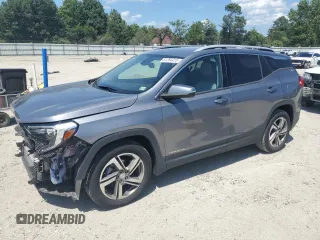 2020 GMC Terrain SLT z VIN 3GKALPEVXLL239592, wystawiony jako Copart lot #61264415 z przebiegiem 83 180 mil mil oraz Szkoda całkowita • Salvage title. Historia ofert i sprzedaży dostępna na DreamBid. Obrazek 1.
