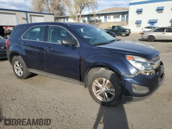 2016 Chevrolet Equinox LS with VIN 2GNFLEEK0G6233362, listed as a Copart auction lot 50273855 with 146,933 mi miles and Salvage Title. Bid and sale history available at DreamBid. Image 4.