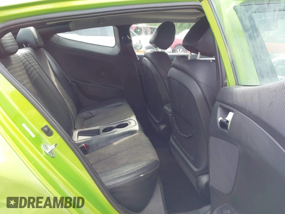 2012 Hyundai Veloster w/Gray Int with VIN KMHTC6AD6CU082432, listed as a IAAI auction lot 42121082 with 153,487 mi miles and . Bid and sale history available at DreamBid. Image 8.