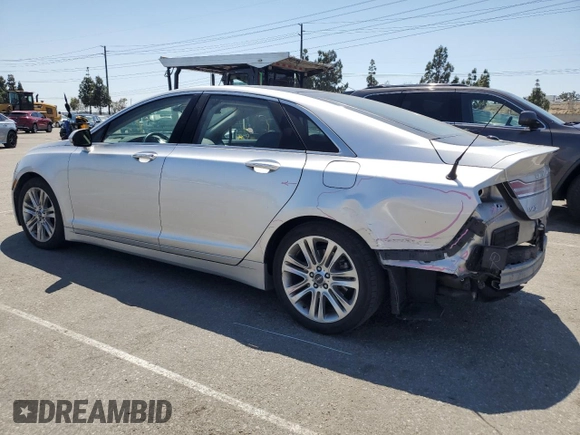 2014 Lincoln MKZ Hybrid with VIN 3LN6L2LU2ER836102, listed as a Copart auction lot 57661075 with 168,275 mi miles and Salvage title. Bid and sale history available at DreamBid. Image 2.