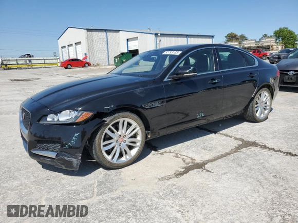 2016 Jaguar XF 35t Prestige with VIN SAJBE4BV5GCY03875, listed as a Copart auction lot 52793135 with 54,202 mi miles and Salvage Title. Bid and sale history available at carsss.com. Image 1.