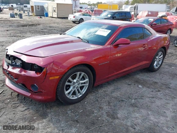 2015 Chevrolet Camaro LS with VIN 2G1FB1E34F9131193, listed as a IAAI auction lot 41538197 with 175102 miles. Bid and sale history available at carsss.com. Image 2.