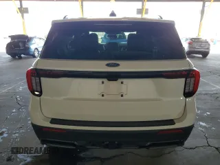 2025 Ford Explorer ST-Line with VIN 1FMUK7KH3SGA50405, listed as a Copart auction lot 49853135 with 6,287 mi miles and Salvage title. Bid and sale history available at DreamBid. Image 6.