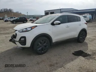 2021 Kia Sportage S with VIN KNDP6CAC1M7876841, listed as a Copart auction lot 49522595 with 47,557 mi miles and Salvage Title. Bid and sale history available at DreamBid. Image 1.