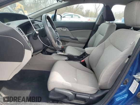 2014 Honda Civic Sedan LX with VIN 19XFB2F50EE086637, listed as a Copart auction lot 51799075 with 188,665 mi miles and Salvage Title. Bid and sale history available at carsss.com. Image 7.