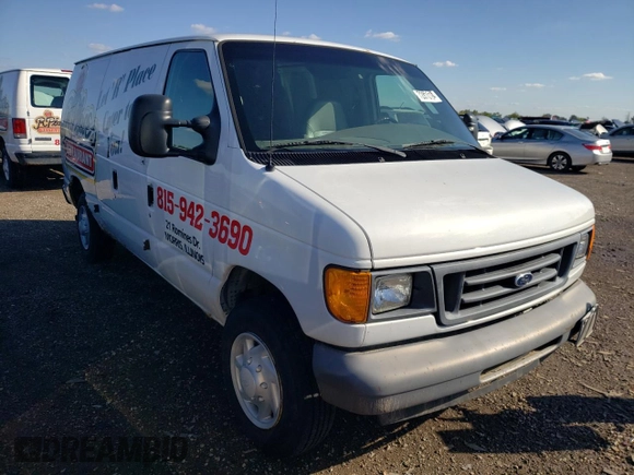 2007 Ford Econoline Cargo Commercial with VIN 1FTNE14W57DA14278, listed as a Copart auction lot 72810194 with 106,258 mi miles and Clean Title. Bid and sale history available at DreamBid. Image 4.