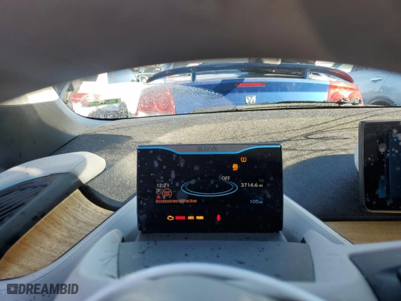 2019 BMW i3 s with VIN WBY8P8C54K7D50201, listed as a Copart auction lot 82672544 with 3,714 mi miles and Salvage Title. Bid and sale history available at carsss.com. Image 9.