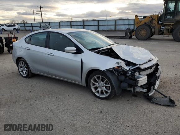 2013 Dodge Dart Rallye with VIN 1C3CDFBA5DD323232, listed as a Copart auction lot 86204914 with 127,888 mi miles and Salvage Title. Bid and sale history available at carsss.com. Image 4.