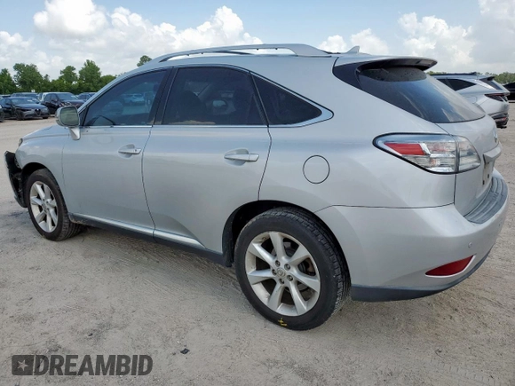 2012 Lexus RX 350 with VIN 2T2ZK1BA6CC067060, listed as a Copart auction lot 61876915 with 202,055 mi miles and Salvage title. Bid and sale history available at DreamBid. Image 2.