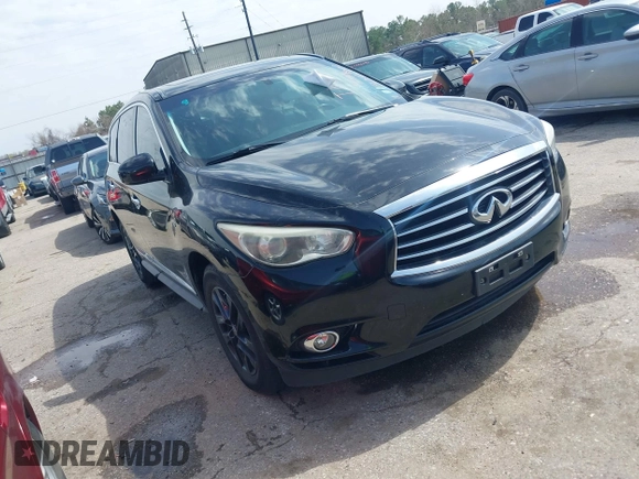 2015 Infiniti QX60 with VIN 5N1AL0MN6FC522202, listed as a IAAI auction lot 41713786 with 206,448 mi miles and . Bid and sale history available at DreamBid. Image 1.