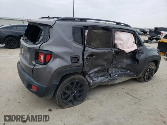2017 Jeep Renegade Altitude with VIN ZACCJABB9HPG12010, listed as a Copart auction lot 51453125 with Not provided miles and Salvage title. Bid and sale history available at DreamBid. Image 3.