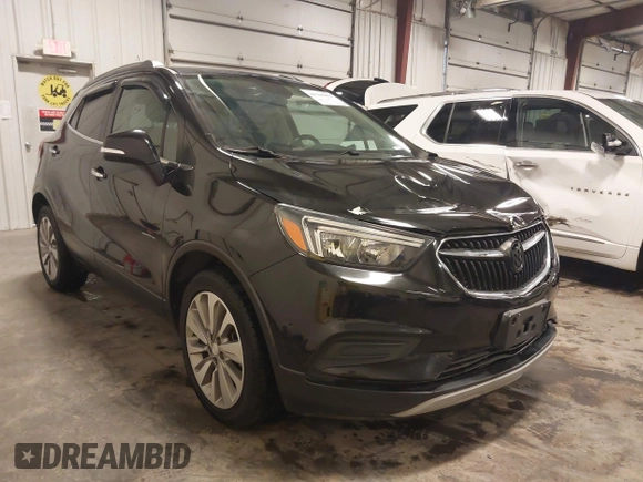 2019 Buick Encore Preferred with VIN KL4CJASB8KB781348, listed as a IAAI auction lot 41718433 with 93,295 mi miles. Bid and sale history available at carsss.com. Image 1.