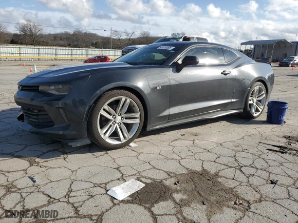 2017 Chevrolet Camaro 2LT with VIN 1G1FD1RS4H0102012, listed as a Copart auction lot 43510095 with 114,586 mi miles and Salvage Title. Bid and sale history available at carsss.com. Image 1.