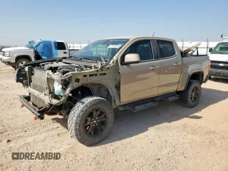 2022 Chevrolet Colorado 4WD ZR2 with VIN 1GCGTEEN2N1269044, listed as a Copart auction lot 57248095 with 44,706 mi miles and Salvage title. Bid and sale history available at DreamBid. Image 1.