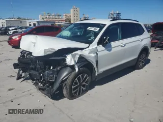 2021 Volkswagen Tiguan S with VIN 3VV1B7AX5MM063179, listed as a Copart auction lot 46651655 with Not Provided miles and Salvage Title. Bid and sale history available at DreamBid. Image 1.
