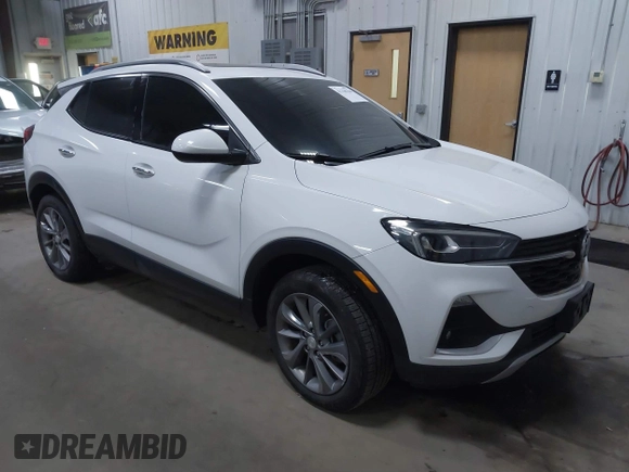 2021 Buick Encore GX Essence with VIN KL4MMGSL2MB176784, listed as a IAAI auction lot 41238164 with 109,547 mi miles and . Bid and sale history available at DreamBid. Image 1.