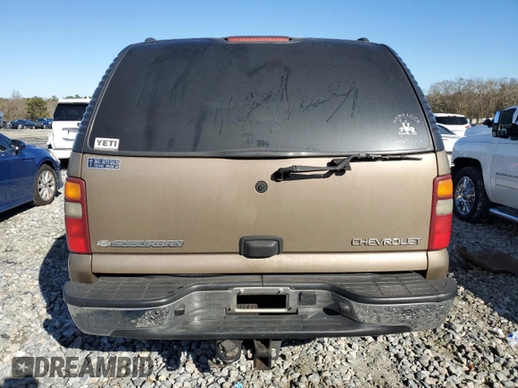 2003 Chevrolet Suburban LT with VIN 1GNEC16Z93J235334, listed as a Copart auction lot 87717995 with 299,627 mi miles and Salvage Title. Bid and sale history available at carsss.com. Image 6.