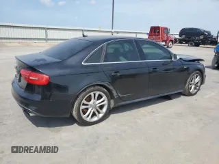 2015 Audi S4 Premium Plus with VIN WAUDGAFL2FA121746, listed as a Copart auction lot 60754044 with 124,848 mi miles and Salvage Title. Bid and sale history available at carsss.com. Image 3.